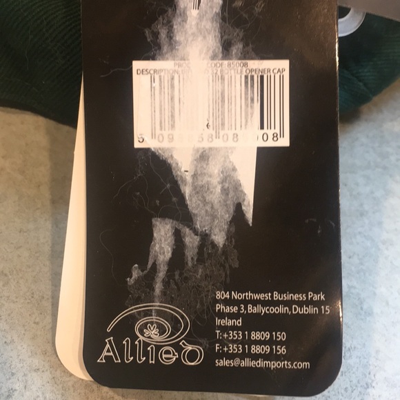 ❤️ 🇮🇪 Ireland hat with bottle opener NEW NWT - Picture 7 of 14